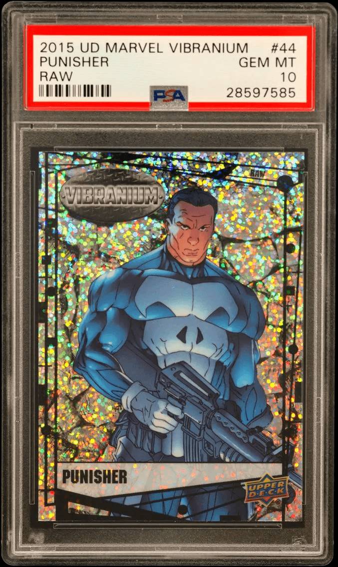 2015 #44 Punisher PSA 10 Upper Deck Marvel Vibranium Alternate Grade Comparable