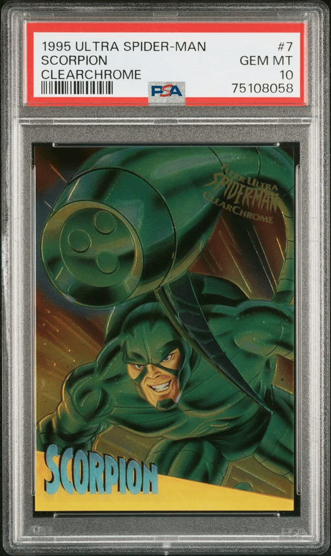 1995 #7 Scorpion PSA 10 Ultra Spider-Man Clearchrome Alternate Grade Comparable